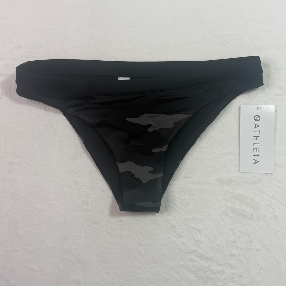 Athleta Freestyle Camo Bikini Bottom Swimwear Medium